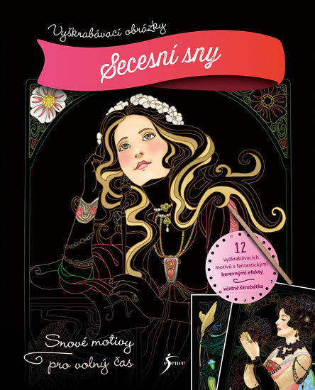 Vyškrabávací obrázky - Secesní sny